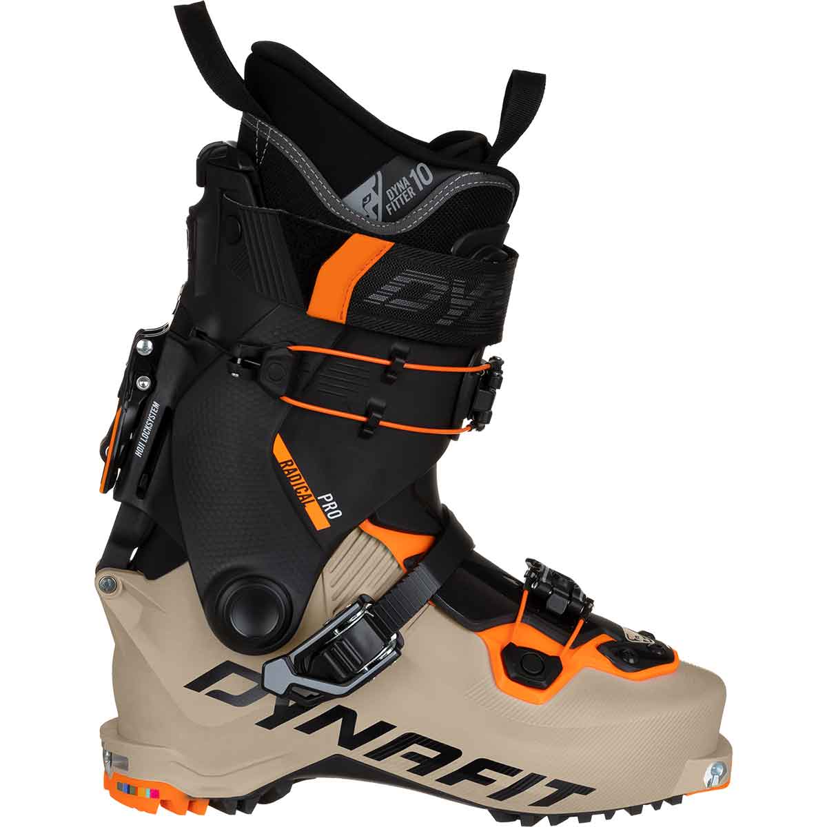 Dynafit Radical Pro Boot Men's in Rock Khaki and Fluo Orange